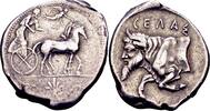 Ancient Greek tetradrachm Circa 450-440 BC. Sicily, Gela Gutes sehr schön 6,285.39 £ free shipping