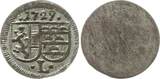 Salzburg, Erzbistum Einseitiger Pfennig 1729 Leopold Anton Eleutherius von Firmian 1727 - 1744 aEF