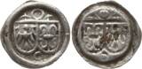 Brandenburg, Kurfürstentum Hohlpfennig o.J. Joachim I. und Albrecht, 1499 - 1514, Krossen VF+