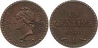 Frankreich, 2. Republik 1 Centime Paris -