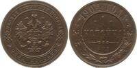 Russland Nikolaus II., 1894 - 1917, St. Petersburg 1 Kopeke 1904 Besser als sehr schön, min. RF, kl. Kr.