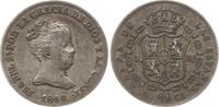 Spanien, Königreich 1 Real Isabel II., 1833 - 1868, Madrid -