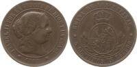 Spanien, Königreich 5 Centimos de Escudo Isabel II., 1833 - 1868, Barcelona -