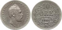 Schweden, Königreich 10 Öre Carl XV., 1859 - 1872 -