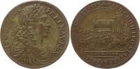 Bronze - Jeton 1664 Frankreich, Königreich, Stadt Paris Louis XIV., 1643 - 1715, a.d. Ankunft von Kardinal Flavio Chigi in Paris Sehr selten, seh...