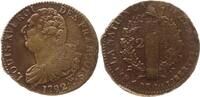 Frankreich, Constitution 2 Sols Louis XVI., 1774 - 1793, Arras (Punkt unter W) -