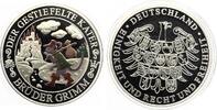 Medaille Silber 333 der gestiefelte Kater Märchen der Gebrüder Grimm -