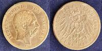  5 Mark Sachsen  1898 Ss Randfehler
