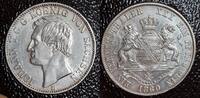  Taler 1860 B Sachsen Vereinstaler - König Johann von Sachsen AkS 136  1860 vz-st