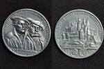 Medaille 400 Jahre Augsburger Konfession in Coburg Kienast 441 Goetz Silber -