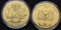 Niger 100 Francs Motiv 20 Dollar USA 1933 999 Feingold 1/200 unze -