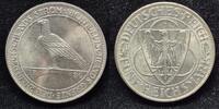  1930 A 5 Mark Rheinlandr&auml;umung fast Stempelglanz 236.15 &pound;  +  6.87 &pound; shipping