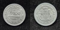  1923 1/100 Verechnungsmarke Hamburg vz 4.29 &pound;  +  6.27 &pound; shipping