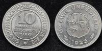  1923 10 Hundertstel Verechnungsmarke Schleswig Holstein vz-st 8.59 &pound;  +  6.27 &pound; shipping