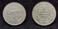  1856 1/6 Taler Anhalt-Bernburg SS-VZ 30.06 &pound;  +  6.87 &pound; shipping