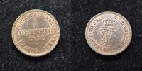  1872 1 Pfennig Mecklenburg Schwerin vz-st tolle Patina 42.94 &pound;  +  6.87 &pound; shipping