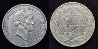  1854 Sachsen 1/3 Taler 1854 Friedrich August II. 1836-1854 auf den Tod vz+ 64.40 &pound;  +  6.87 &pound; shipping