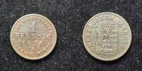  1856 A Anhalt Dessau 1 Pfennig 1856 AKS 28 ss 8.59 &pound;  +  6.27 &pound; shipping