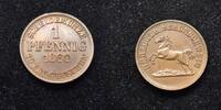  1860 Braunschweig Pfennig Pferd vz 15.46 &pound;  +  6.27 &pound; shipping