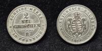  1866 B 2 Neugroschen 1866 B Sachsen-Albertinische Linie Johann 1854-187... 21.47 &pound;  +  6.27 &pound; shipping