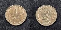  1865 Hessen Kassel 1 Heller Fast vorz&uuml;glich 8.59 &pound;  +  6.27 &pound; shipping