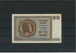 Jugoslawien 20 Dinar 1936 Banknote / Geldschein AU-