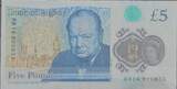 Großbritannien 5 Pound 2015 Banknote / Geldschein F