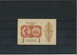 Saarland 1 Franc 1930 Mienenverwaltung - Serie F - Selten VF-EF