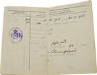 Bayern Militärpass 1874 der 9. Kompagnie 21. Infrantrieregiment Jahresklasse 1909 Nürnberg F-VF