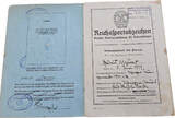 Drittes Reich 1937 inkl Ehrenurkunde Reichsportabzeichen Verleihungsbuch F-VF