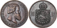 Brasilien 10 Reis Pedro II (1831 - 1889) -