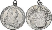 Bayern Taler Karl Theodor, 1777 - 1799, gehänkelt -