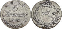 Sachsen-Coburg-Gotha 1 Pfennig Ernst I. (1826-1844), zaponiert - sehr selten - -