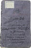 Bayern Militärpass der 9. Kompagnie 21. Infrantrieregiment Jahresklasse 1909 Nürnberg -