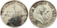 Brandenburg Preussen 1/2 Silbergroßschen Wilhelm I. (1861-1888) -