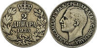 Serbien 2 Dinar Alexander I. (1921 - 1934) -