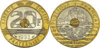 Frankreich 20 Francs 1993 Mont-Saint-Michel vz-st 3.03 £  +  8.24 £ shipping
