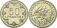 Zentralafrika 50 Francs 1977 CFA-Franc BEAC (1973 - 2025) vz-st 2.60 £  +  8.24 £ shipping
