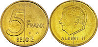 Belgien 5 Franc 1998 Umlaufmünze vz 1.30 £  +  8.24 £ shipping