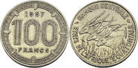 Äquatorialafrika 100 Francs 1967 Umlaufmünze ss+ 2.60 £  +  8.24 £ shipping