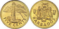 Barbados 5 Cent 1973 Umlaufmünze vz-st 1.73 £  +  8.24 £ shipping