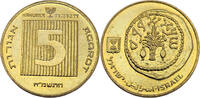 Israel 50 5 Agorot 1987 Umlaufmünze - Chanukka vz-st 4.33 £  +  8.24 £ shipping