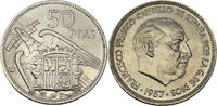 Spanien 50 Pesetas 1957 (60) 71 im Stern (1971) vz-st 8.67 £  +  8.24 £ shipping