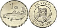 Island 10 Krona 1996 Umlaufmünze vz-st 1.30 £  +  8.24 £ shipping