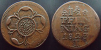 Allemagne, Deutschland, Lippe Detmold 1 1/2 pfennig Lippe Detmold, 1 1/2 pfennig 1823 T, Paul Alexander Leopold, J.7 TTB/TB+ -