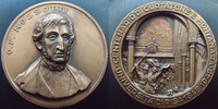 Italie, Italia, Italien bronze Italie, Italia, université de Pise (Pisa), médaille en bronze de 54,5 mm, 100 eme anniversaire 1848-1948, O.F MOSSOTTI, SUPERBE -