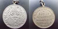 Mulhouse Mulhouse, médaille avec beliere 28 mm, Sanger-rundesfest Mulhausen Pfingstein 1900, TTB+ -