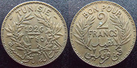 Tunisie 2 francs TUNISIE, TUNISIA, bon pour 2 francs 1926, LEC.294 TTB -