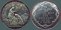 Allemagne, Deutschland, Germany Allemagne, Deutschland, médaille en argent vers 1800, 28 mm avec ecrin, Er leite dich auf Ebener Bahn- zum andenken am die H.Tau -