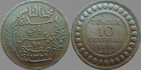 Tunisie 10 centimes Tunisie, Tunisia, 10 centimes 1911 A, LEC.102 petits coups sur tranche sinon TTB -